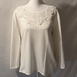 RUBY RD ORGANZA ROSE